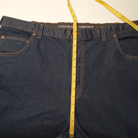 NWT Men's Harbor Bay Continuous Comfort Jeans Size 44x30 Dark Wash - Picture 9 of 11